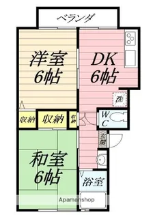 マロンパルハイツ【207号室】の間取り