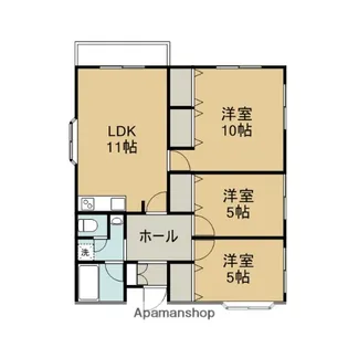 汐入コーポ【201号室】の間取り