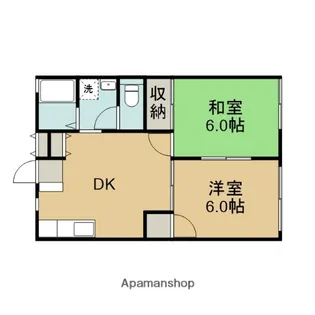 シーフロント浜【102号室】の間取り