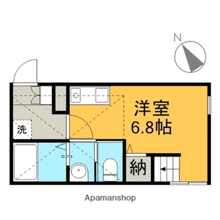 ハーミットクラブハウス追浜ヒルズ【2階】の間取り