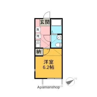 リバージュ追浜【2階】の間取り