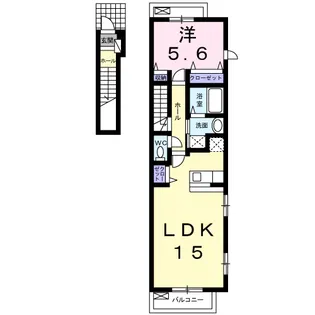 マーガレットヒルB【2階】の間取り