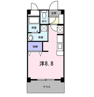 第2和光ヒルズ【1階】の間取り