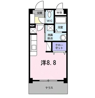 第2和光ヒルズ【1階】の間取り
