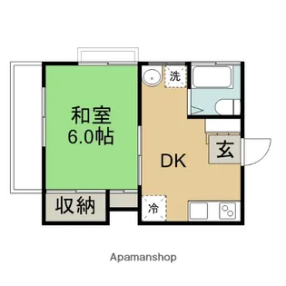 池田コーポ【201号室】の間取り