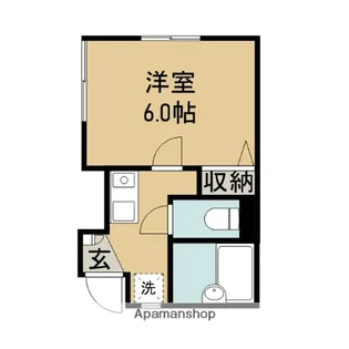 メゾン加藤Ⅱ【103号室】の間取り