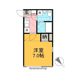 パティオ湘南田浦A【2階】の間取り