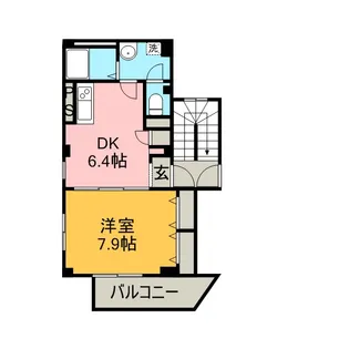 エムズフォレスト【201号室号室】の間取り