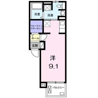 マーガレットSEA【2階】の間取り
