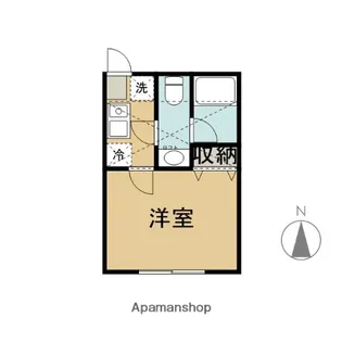 ビーコレクト富士見町1号棟【1階】の間取り