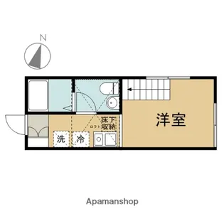 ボナールコーポ【205号室】の間取り