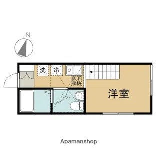 ボナールコーポ【201号室】の間取り