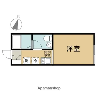 ボナールコーポ【104号室】の間取り