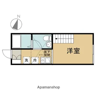ボナールコーポ【202号室】の間取り