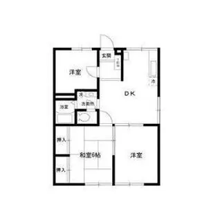 エステートピア協同【1階】の間取り