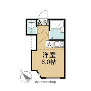 ユナイト田浦マークヘアリー【1階】の間取り