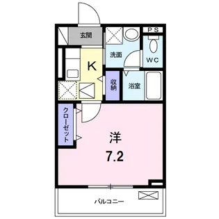 グランヴィア城北【1階】の間取り