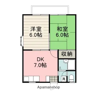 エステートピアすずき【201号室】の間取り