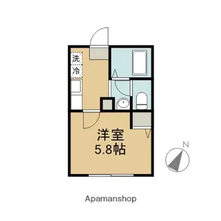 ダイアモンドレイク【1階】の間取り