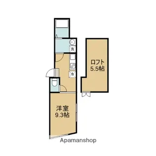 横須賀ビレッジ PARTⅠ【2階】の間取り