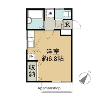 プランタン衣笠町【2階】の間取り
