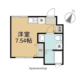 芙蓉倶楽部【202号室】の間取り