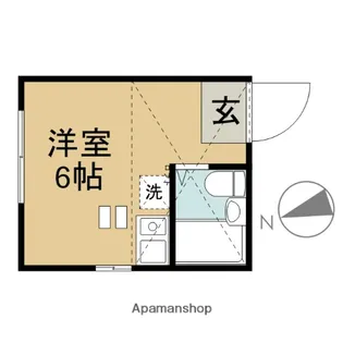 ユナイト田浦パルタージュ【2階】の間取り