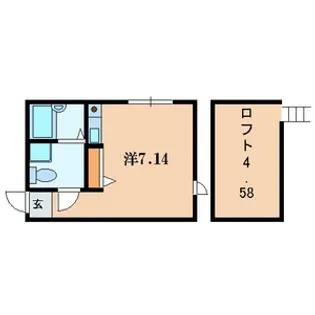 プリマ七番館【1階】の間取り