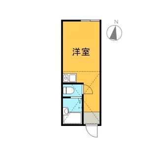 ユナイト横須賀グレゴリーの杜【202号室号室】の間取り