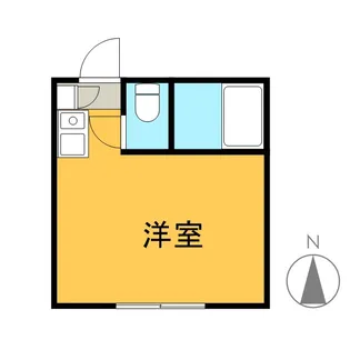 ユナイト横須賀グレゴリーの杜【107号室号室】の間取り