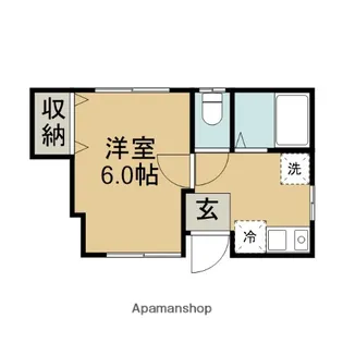 リバーサイド久比里【1階】の間取り