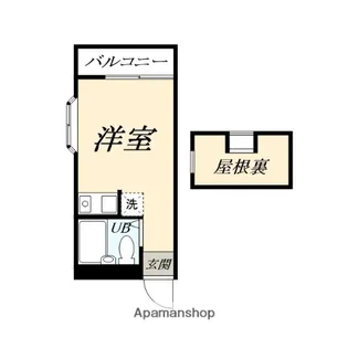 コーポ石川A【201号室】の間取り