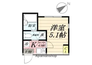 ヴィクトワール【2階】の間取り