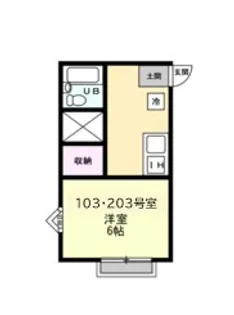エルムハイツ追浜【2階】の間取り