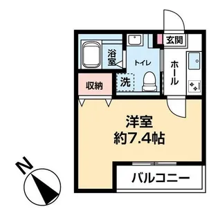 エステイトB能見台【3階】の間取り