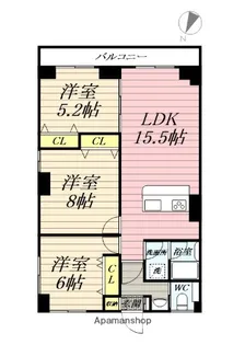 山良ビル【3階】の間取り