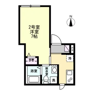 サニーベイ金沢【1階】の間取り