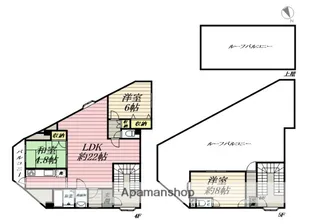 第一杉田ビル【4F号室】の間取り