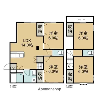 ムツミハイツ【101号室】の間取り
