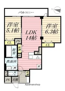 メゾン藤屋【3階】の間取り