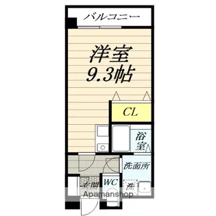 レジデント富士見【105号室】の間取り