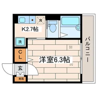 WITH PLACE田戸台【2階】の間取り