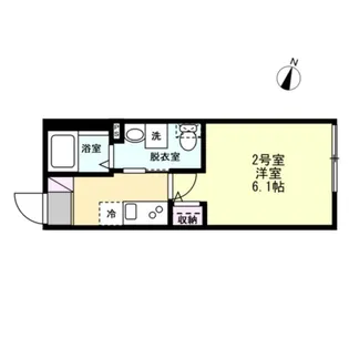 ベイルームY12【3階】の間取り