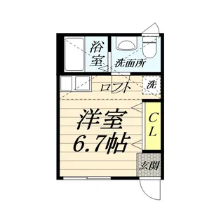 風と貝殻のエスペール【2階】の間取り