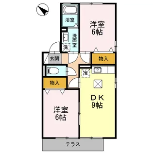 ルピナス【1階】の間取り