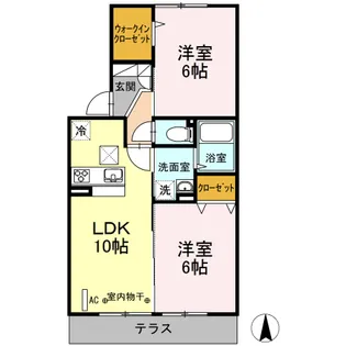 コンフォート湘南山手 Ⅰ【1階】の間取り