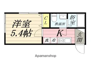 ミライハイツ深田台【2階】の間取り