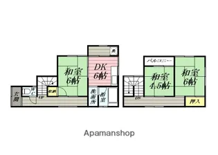 神奈川県横須賀市二葉2丁目【一戸建】の間取り
