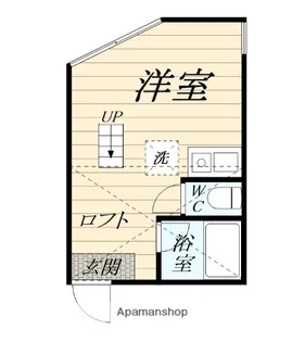 ユナイト按針アラミスの杜【2階】の間取り