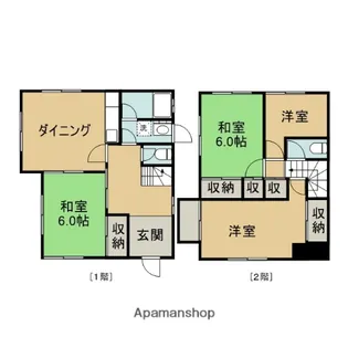 神奈川県三浦郡葉山町一色【一戸建】の間取り